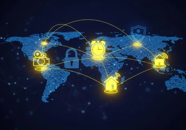 Map and camera icon symbolizing metadata privacy risks