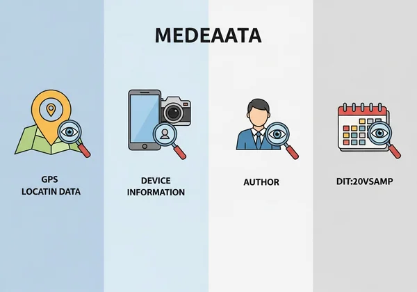 Examples of sensitive metadata revealed